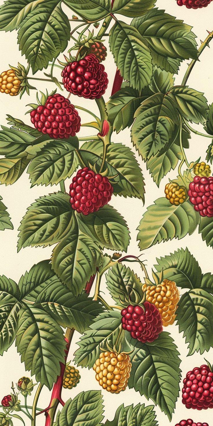 Rustic Berry Harvest: Nature's Sweet Ensemble